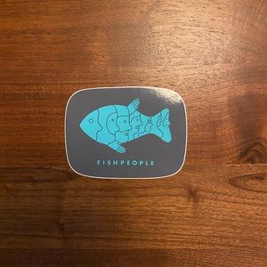 Patagonia Fishpeople sticker (grey)
